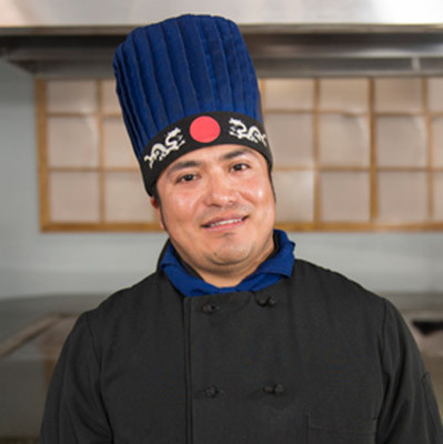 hibachi chef Jamie at Kabuto Japanese Steakhouse - Charlotte, NC
